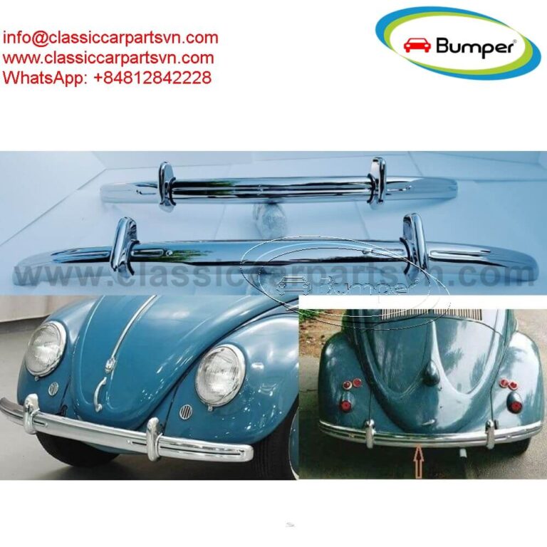VW Beetle year (1968-1974) bumpers by stainless steel new