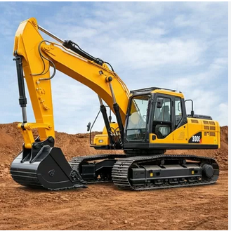 recherche une excavatrice taille moyen